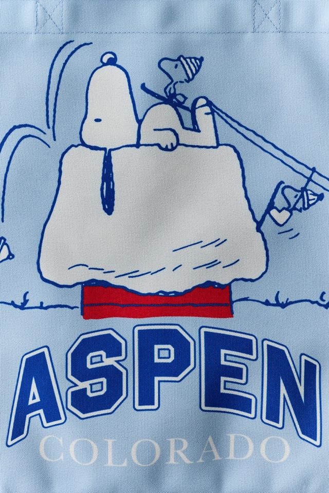 Whatever! Makes You Happy X Peanuts Mountain Vacation Canvas Tote Bag #2