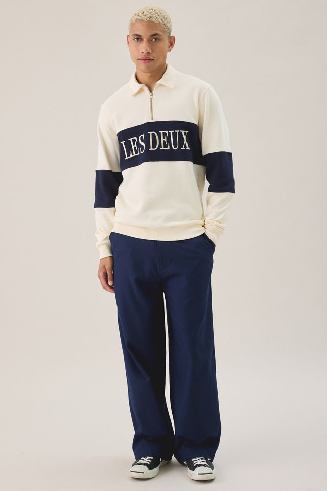 Les Deux Quarter-Zip Rugby Sweatshirt #1