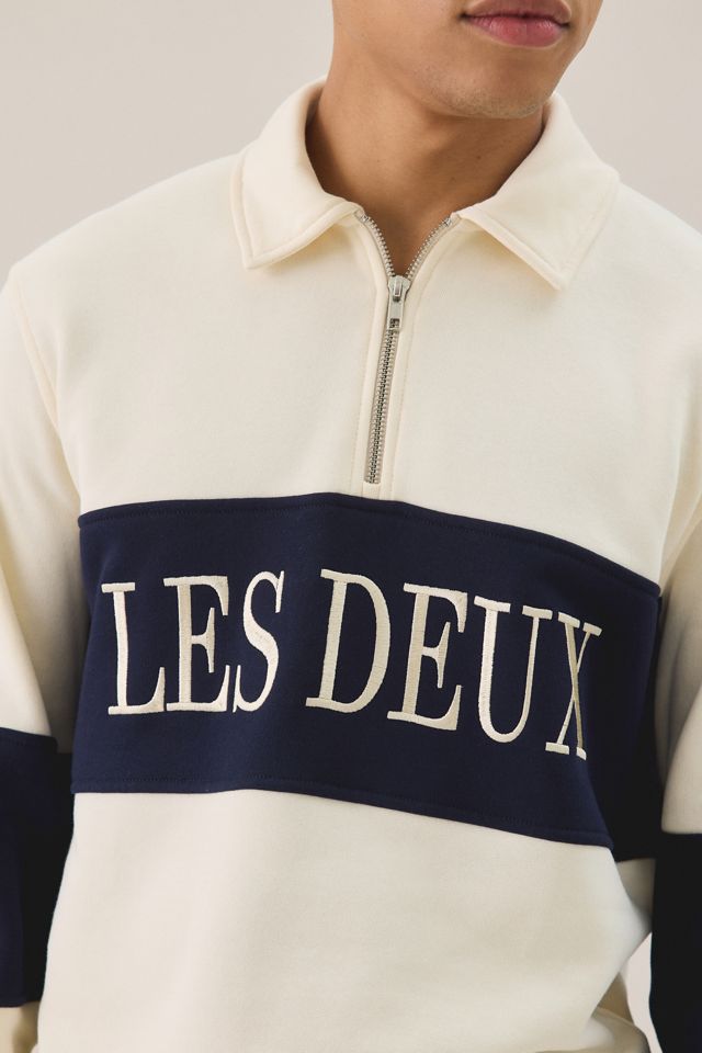 Les Deux Quarter-Zip Rugby Sweatshirt #2