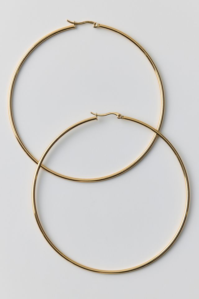 City Girl Waterproof XL Hoop Earrings #1