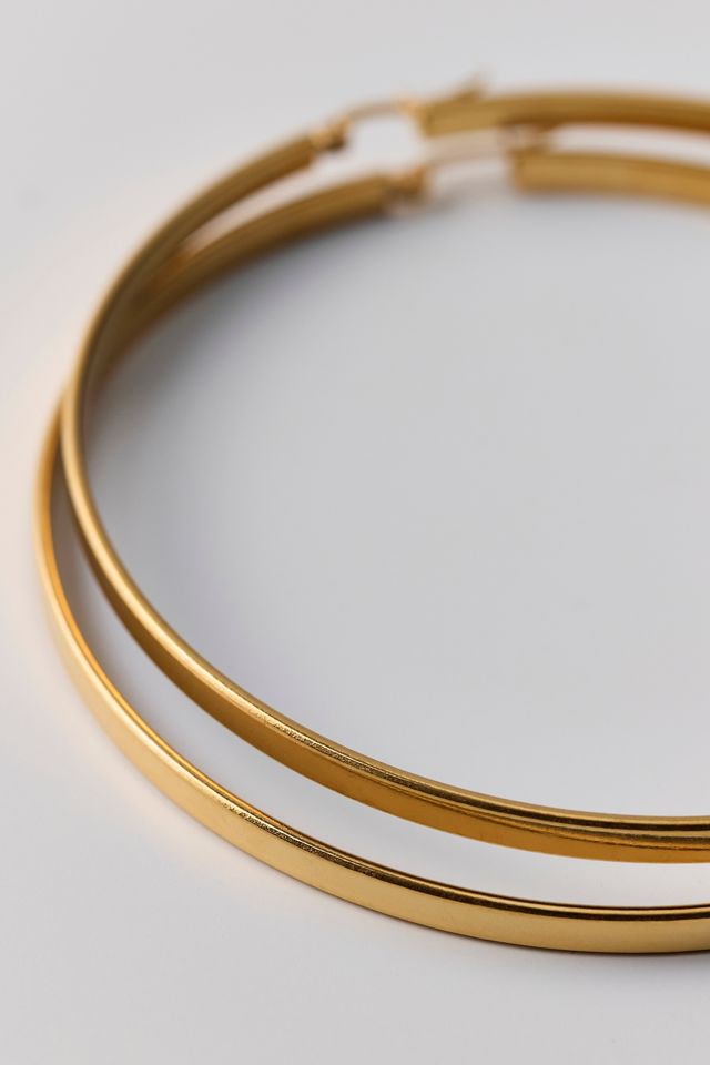 L Train Waterpfoof XL Hoop Earrings #2