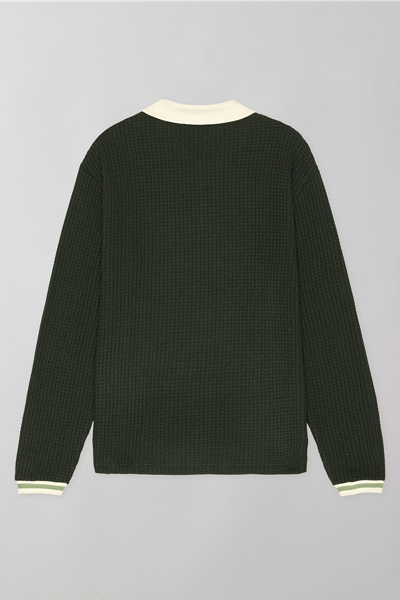 Les Deux Waffle Football Jersey Sweater