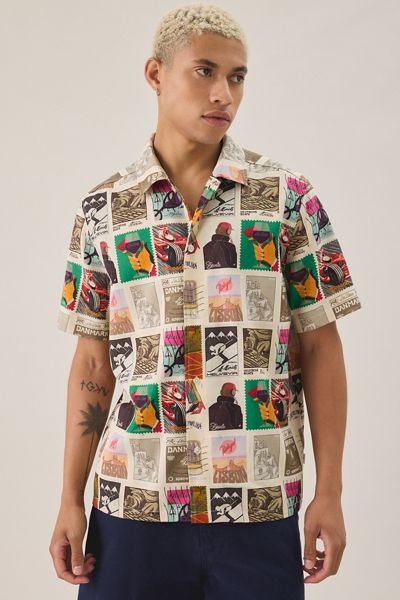 Chemise à manches courtes Les Deux à motif estampé intégral
