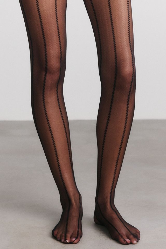 L'eggs 360° Contour Suiting Striped Tights #1