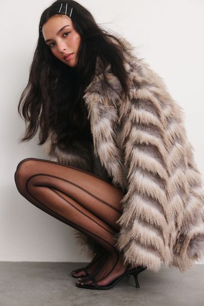 L'eggs 360° Contour Suiting Striped Tights