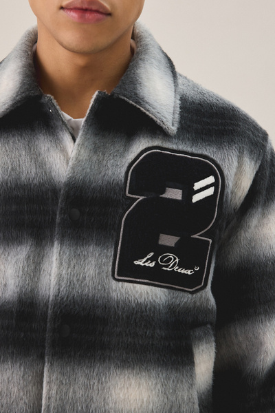 Les Deux Shadowcheck Varsity Jacket
