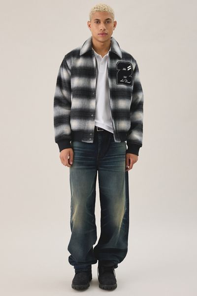 Les Deux Shadowcheck Varsity Jacket