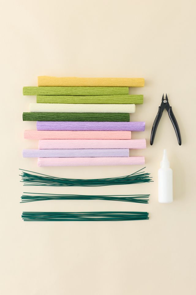 PRINTWORKS Crepe Paper Flower Craft Set #1