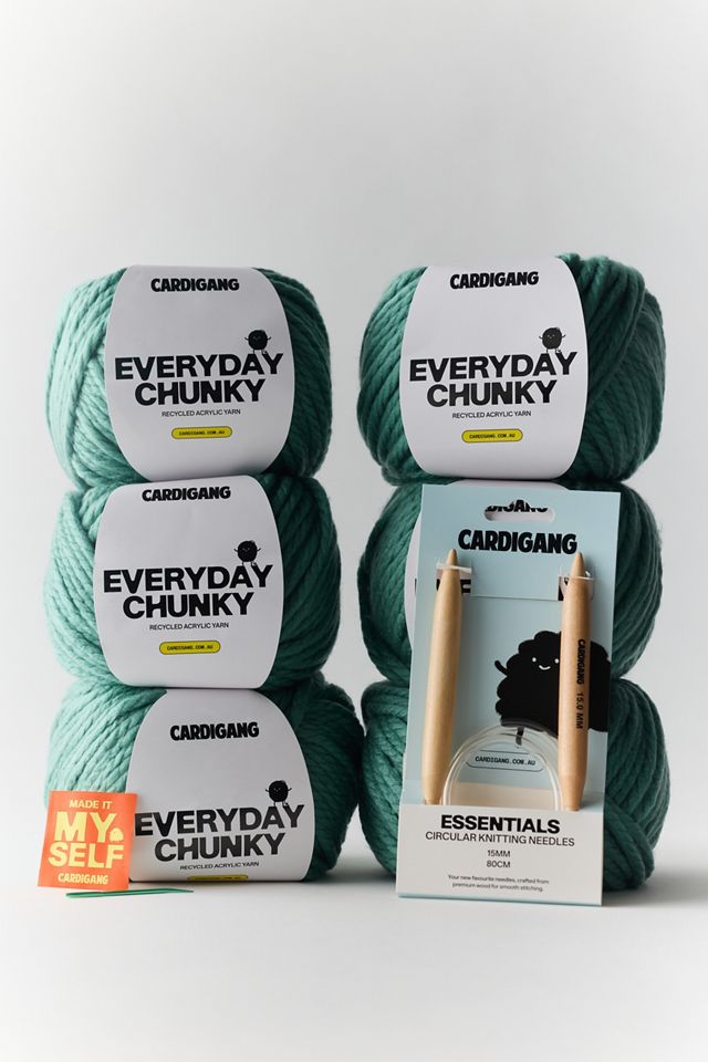 Cardigang Pearl Blanket DIY Knitting Kit #1