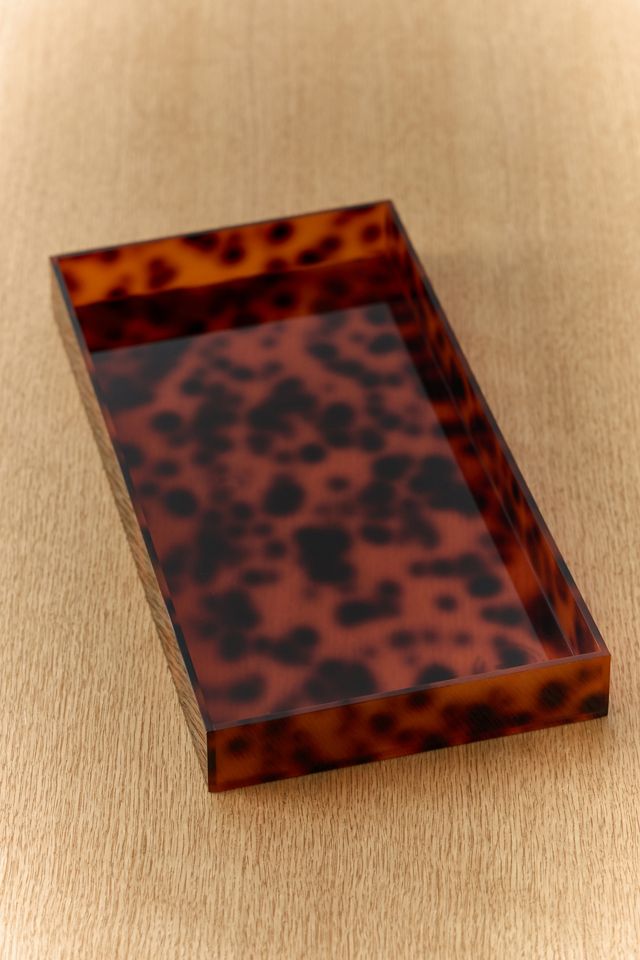 Tortoise Acrylic Catch-All Tray #1