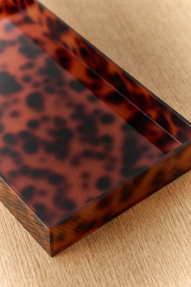 Tortoise Acrylic Catch-All Tray #2