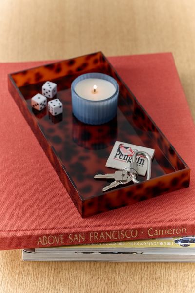 Tortoise Acrylic Catch-All Tray