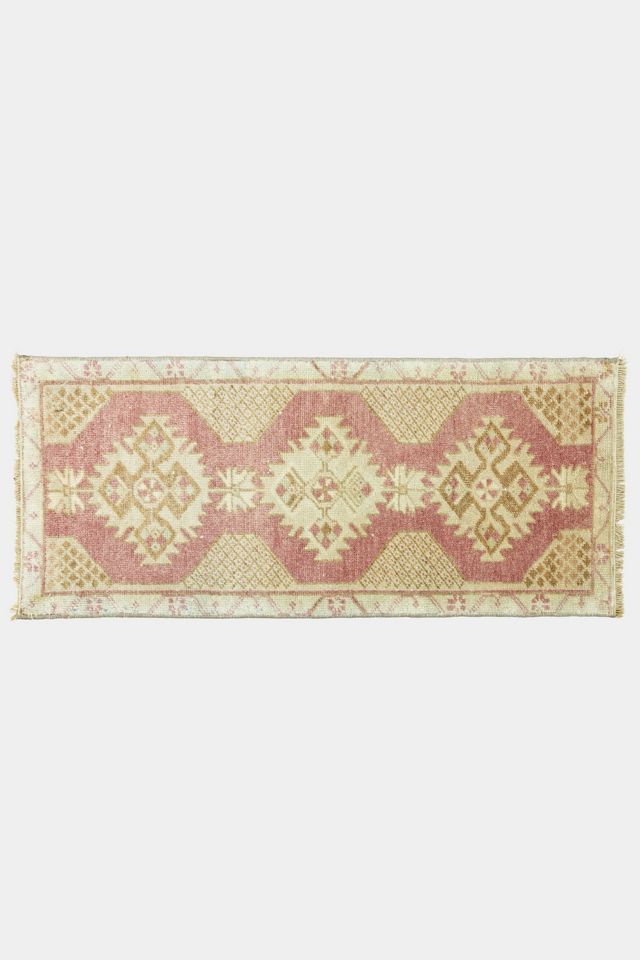 Vintage Turkish Mini Rug No. 745 #4
