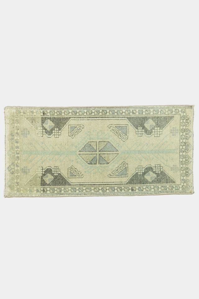 Vintage Turkish Mini Rug No. 750 #4