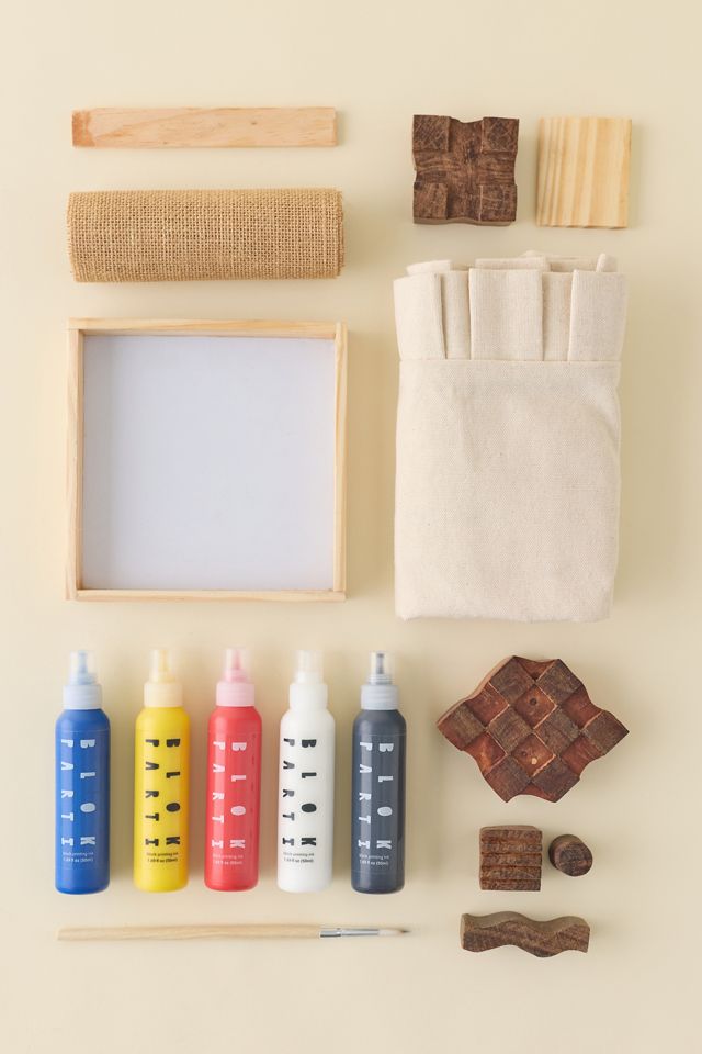JOYN DIY Ruffle Tote Bag Block Printing Set #1