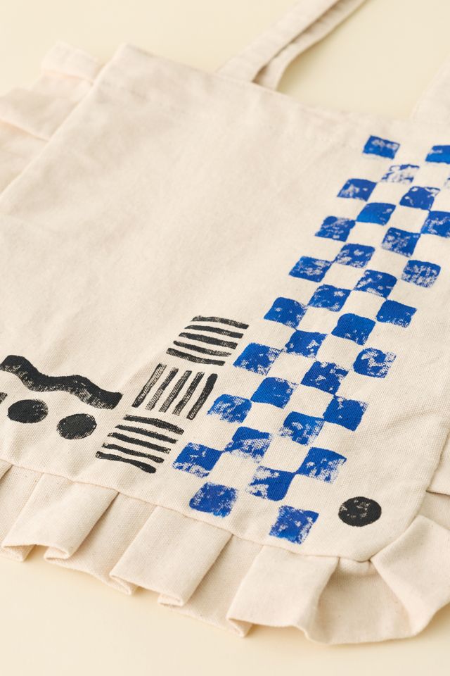JOYN DIY Ruffle Tote Bag Block Printing Set #2
