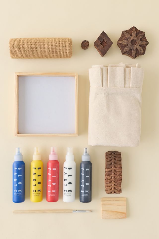 JOYN DIY Ruffle Tote Bag Block Printing Set #1