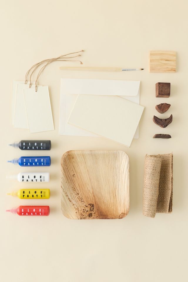 JOYN DIY Block Printing Stationery Set #1