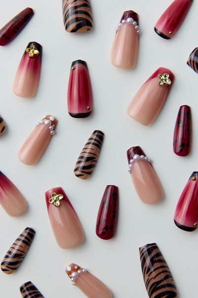 Never Have I Ever X KATSEYE WILD Press-On Faux Nail Set