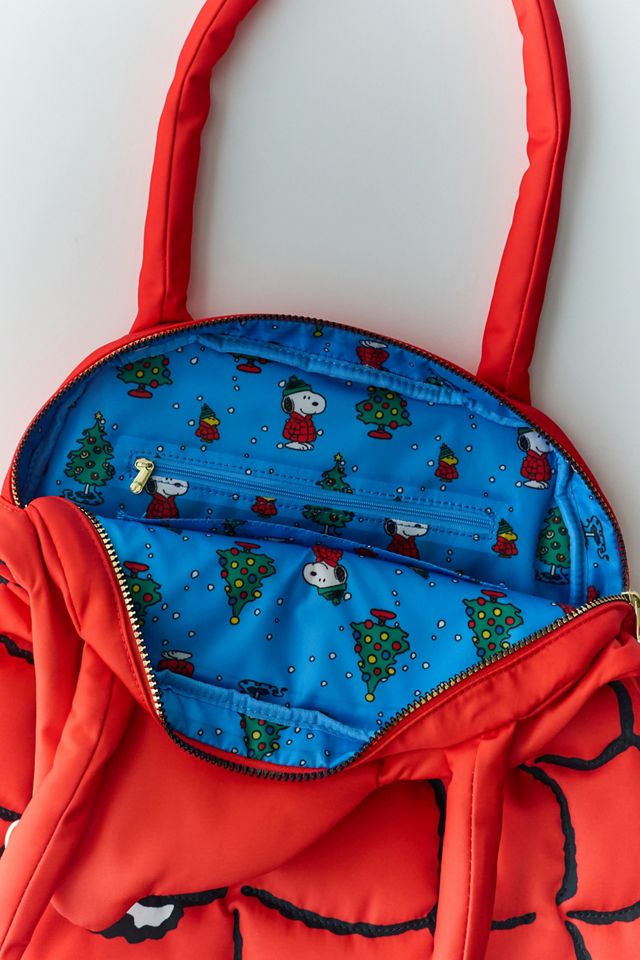 Sac fourre-tout matelassé surdimensionné Snoopy en duvet Whatever! Makes You Happy X Peanuts #1