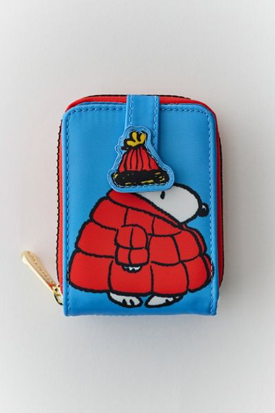 Whatever! Makes You Happy X Peanuts Puffer Snoopy Accordion Wallet