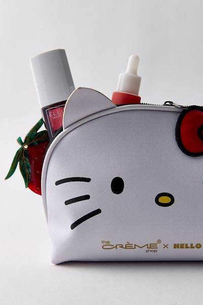 The Crème Shop X Sanrio Faux Leather Travel Makeup Bag