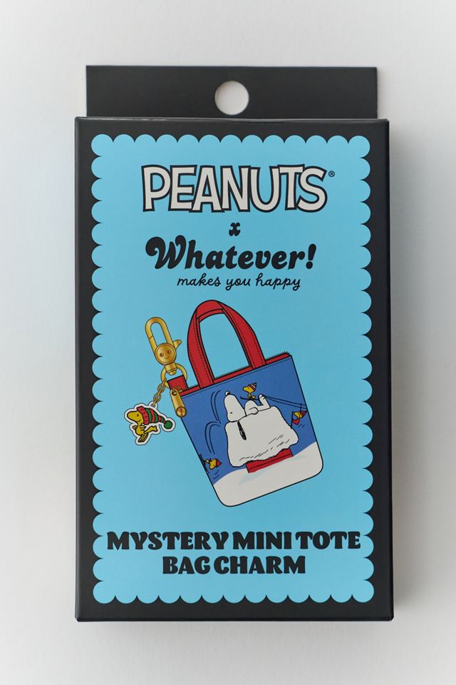 Whatever! Makes You Happy X Peanuts Snoopy Winter Scenes Mini Tote Bag Blind Box Keychain #5
