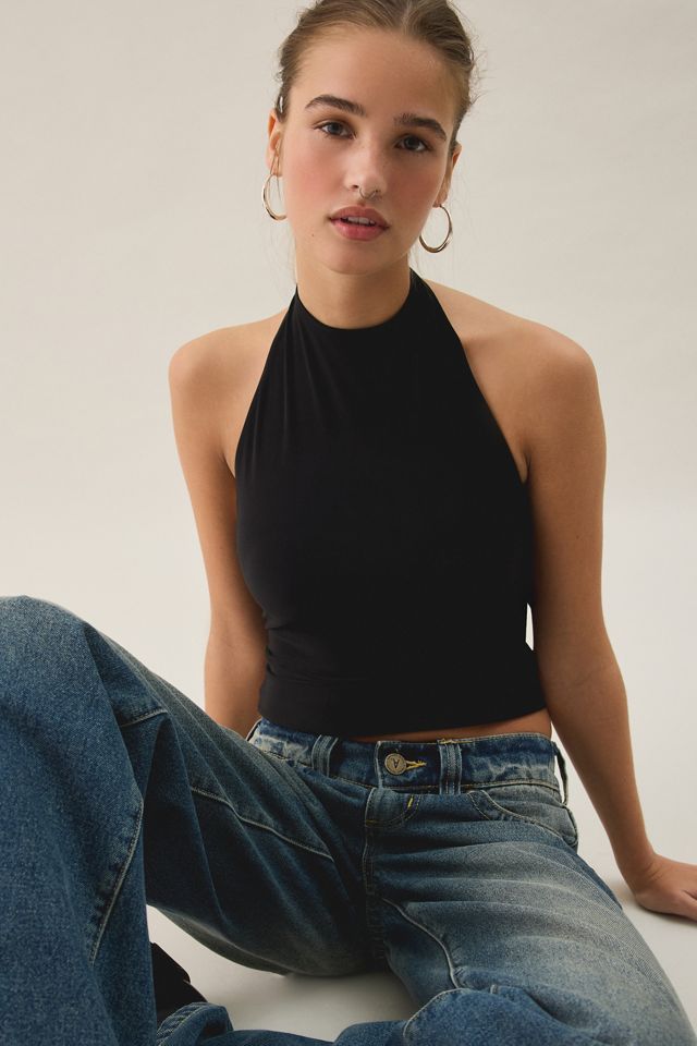 UO Halo O-Ring Detail High Neck Halter Top #3