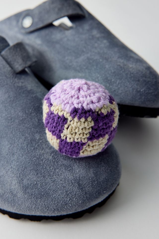 Checkered Crochet Footbag #1