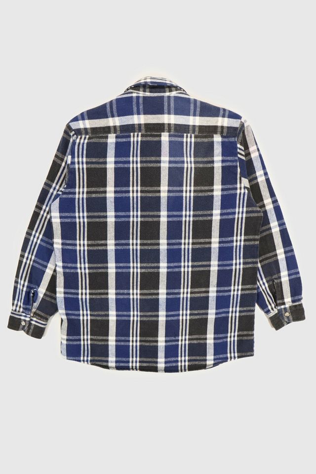Vintage Heavyweight Flannel Button-Down Shirt #1