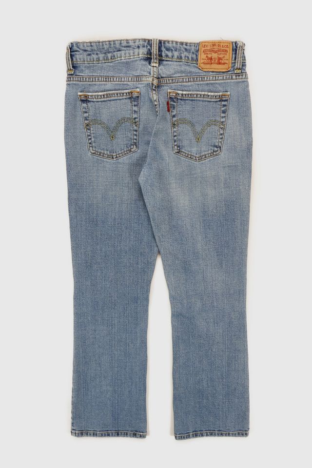 Vintage Y2K Levi's Frayed Low-Rise Jeans #1
