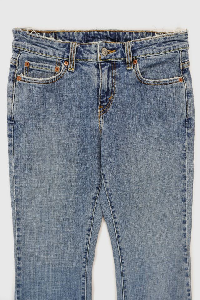 Vintage Y2K Levi's Frayed Low-Rise Jeans #2