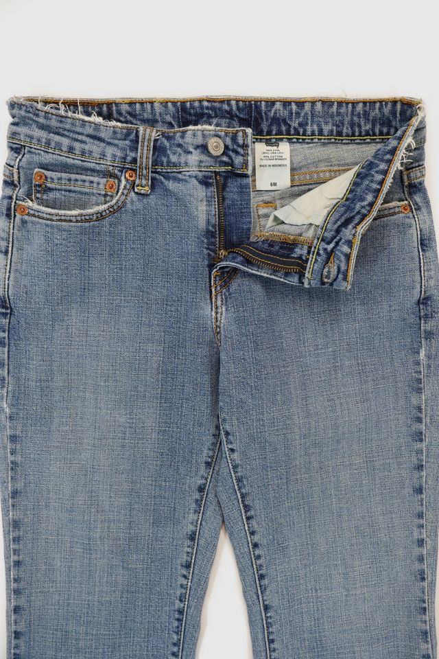 Vintage Y2K Levi's Frayed Low-Rise Jeans #3