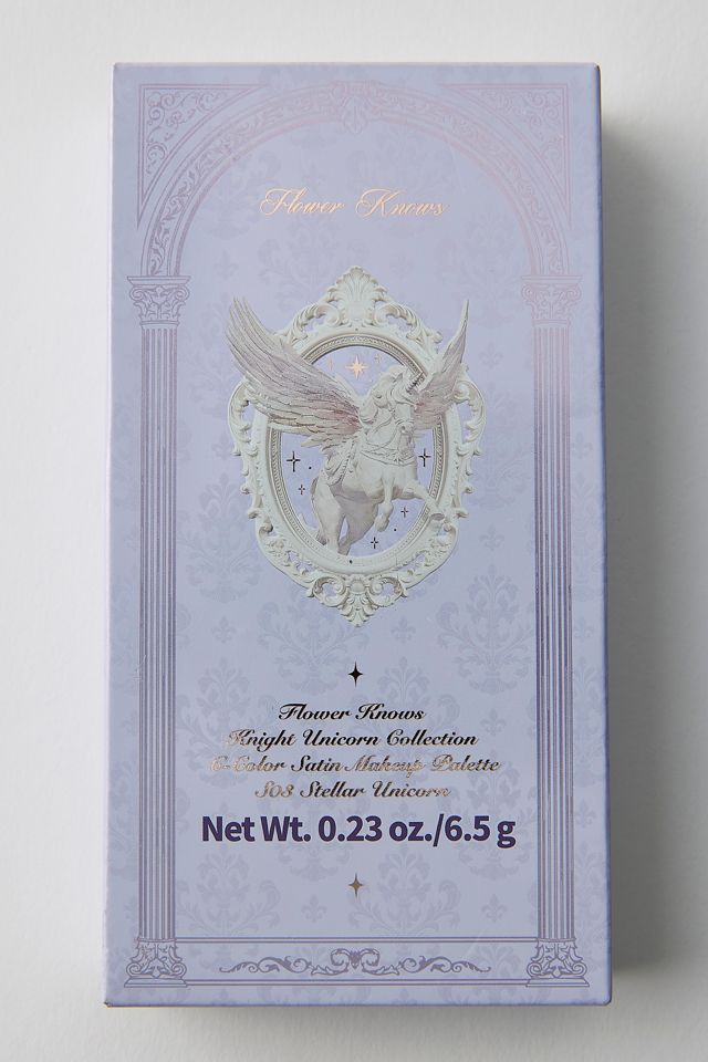 Flower Knows Knight Unicorn Collection 6-Color Satin Makeup Palette #3