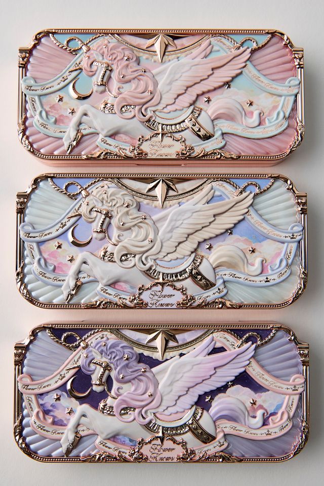 Flower Knows Knight Unicorn Collection 6-Color Satin Makeup Palette #4