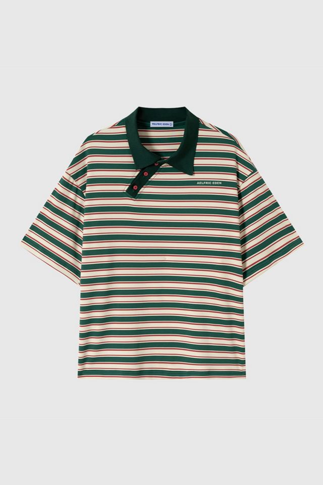 Aelfric Eden Stripe Polo Tee #2