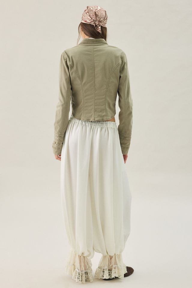 Pantalon bouffant Lioness Kiss & Tell à bordure en dentelle #4