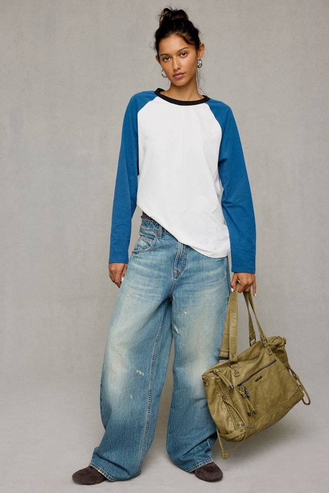 Lioness Kravitz Oversized Raglan Baseball Tee #1