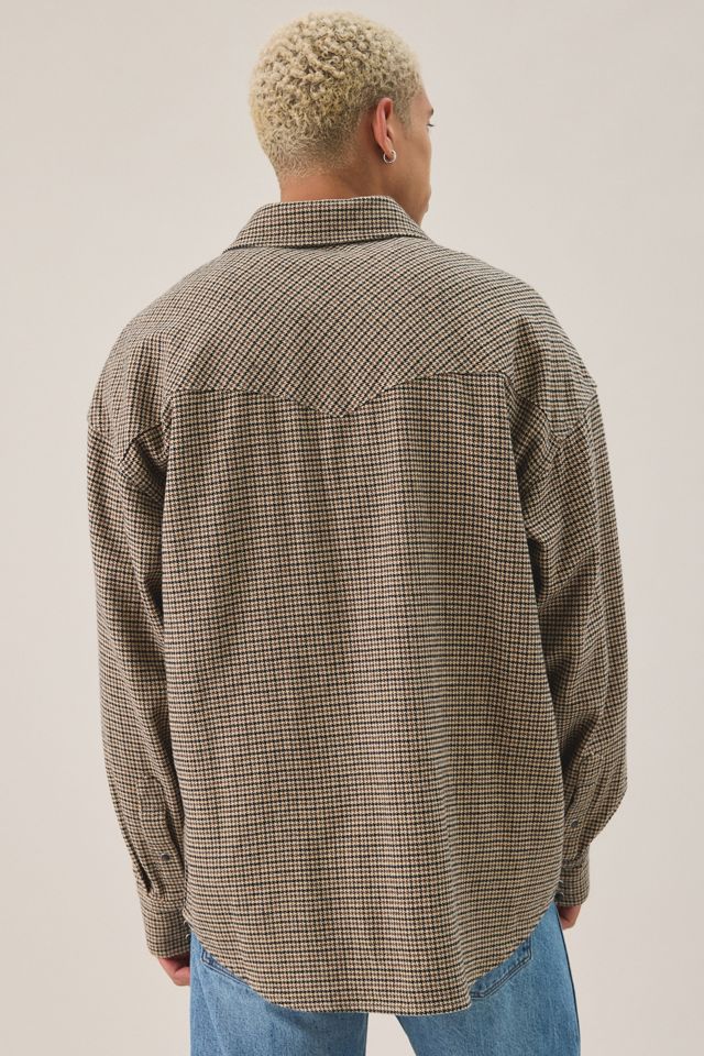 Wrangler Western Oversized Flannel Long Sleeve Shirt #3