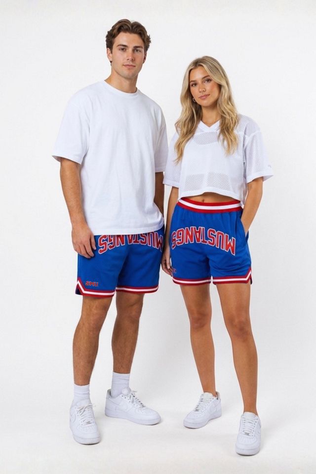 Upside SMU Mustangs Varsity Mesh Shorts #1