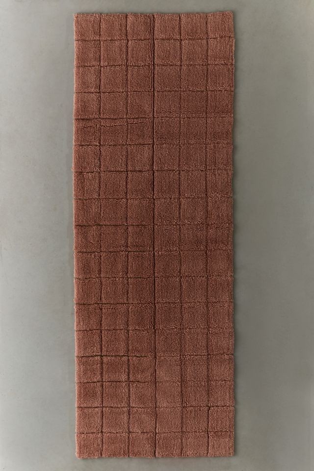 Woolable Mosaic Checkered Washable Wool Rug #4