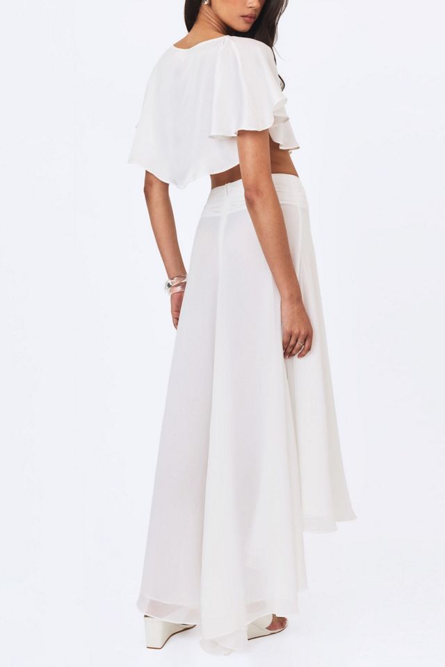 Miss Circle Yanna Chiffon High-Low Maxi Skirt #1