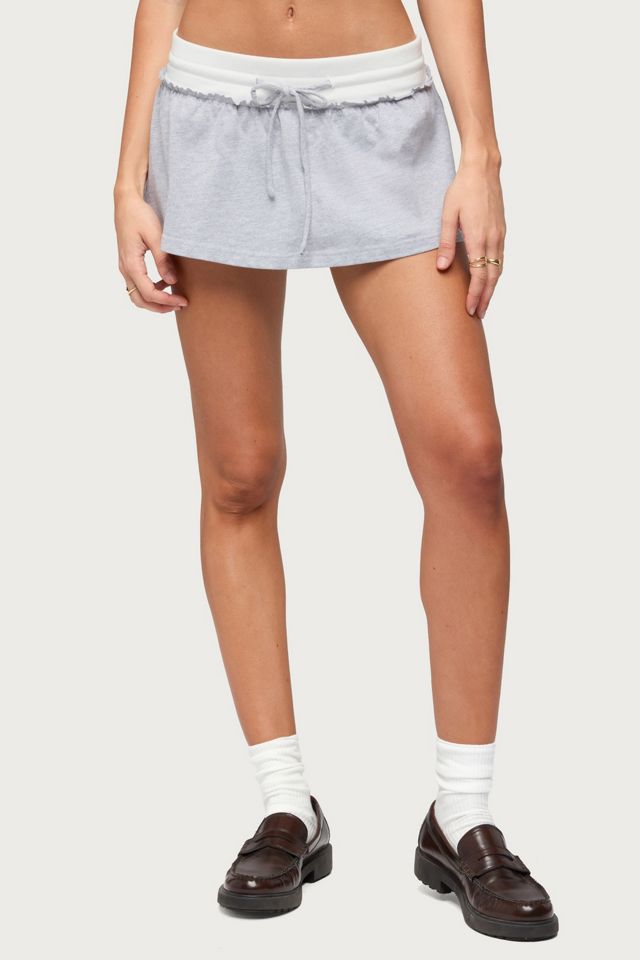 Edikted Tenney Contrast Flared Mini Skort #1