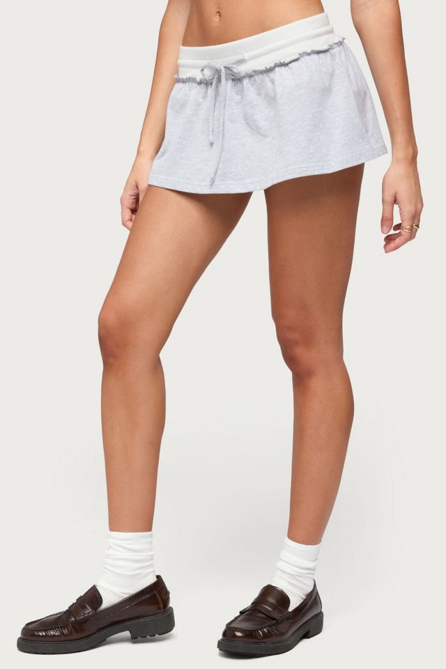 Edikted Tenney Contrast Flared Mini Skort #2