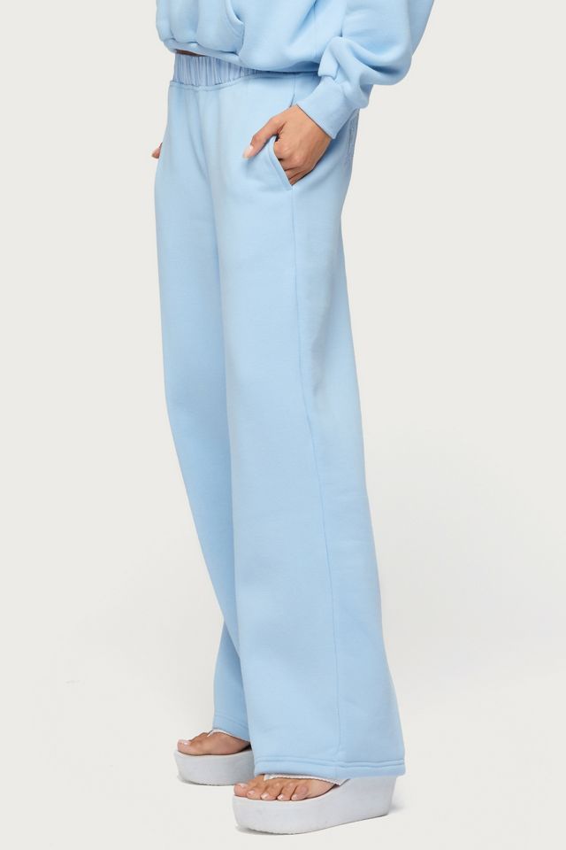 Edikted Core Stripey Wide Leg Sweatpants #4