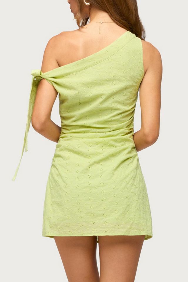 Edikted Zimi Eyelet One Shoulder Mini Dress #2