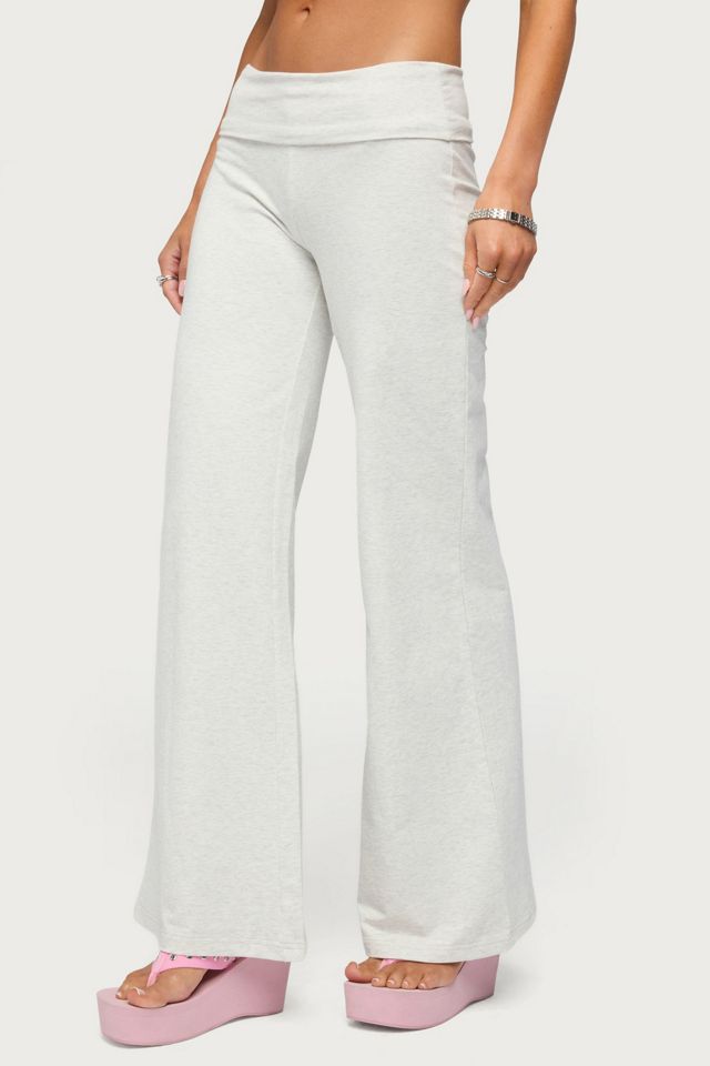 Edikted Wknd Sequin Foldover Pants #2