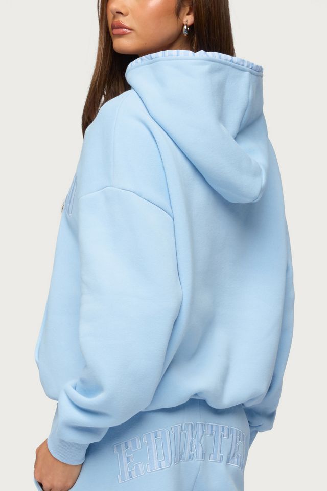 Edikted Core Stripey Oversized Hoodie #4