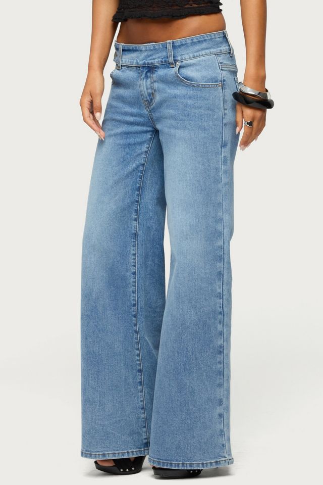 Edikted Dale Low Rise Straight Leg Stretchy Jeans #3