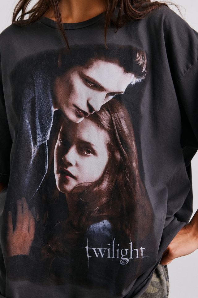 Twilight Graphic Oversized Cotton T-Shirt Dress #2
